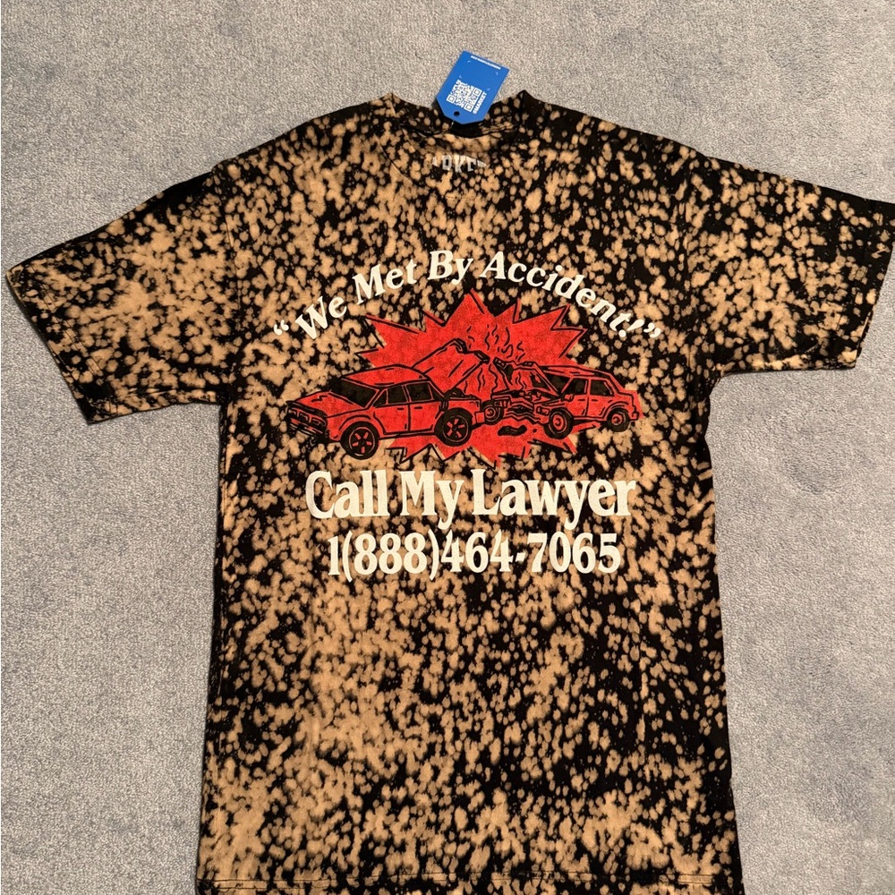 Market Studios Car Crash Bleached Tee